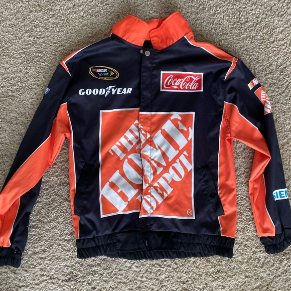 Orange and Black Home Depot Racer Jacket - Picture 1 of 2